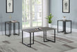 Nyla 3-piece Engineered Wood Coffee Table Set Weathered Grey - Walo Furniture 