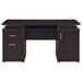 Tracy 55-inch 2-drawer Office Computer Desk Cappuccino - Walo Furniture 