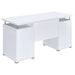 Tracy 55-inch 2-drawer Office Computer Desk White - Walo Furniture 