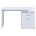 Irving 47-inch 2-drawer Office Computer Desk White - Walo Furniture 