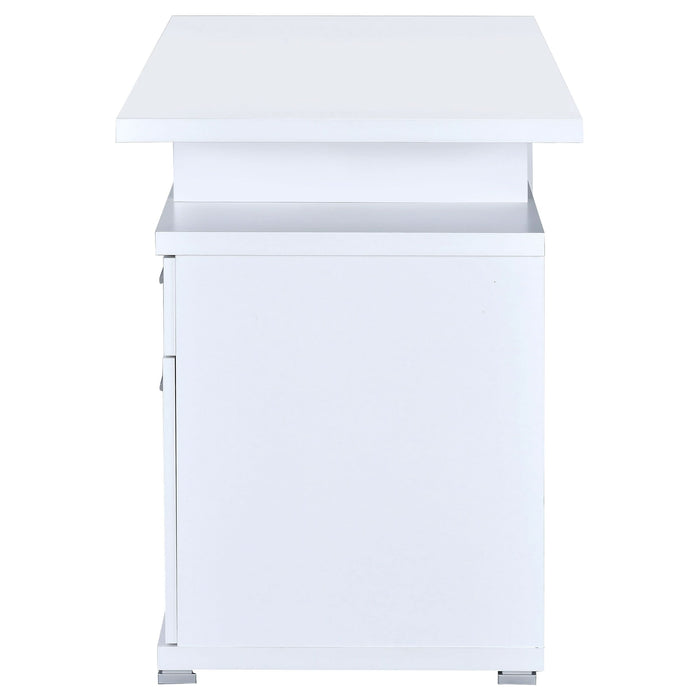 Irving 47-inch 2-drawer Office Computer Desk White - Walo Furniture 