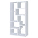 Theo 71-inch 7-shelf Bookshelf White - Walo Furniture 