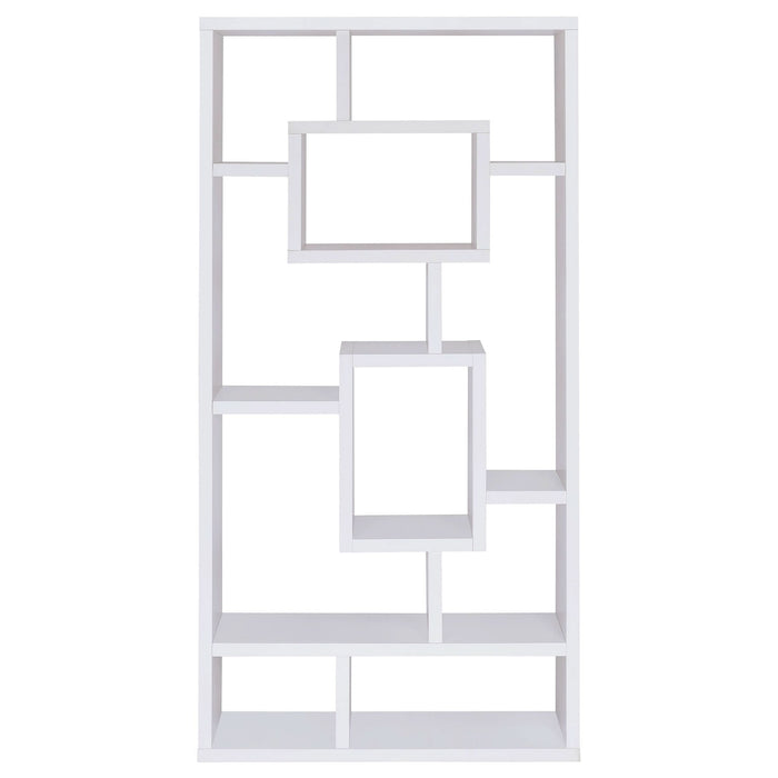 Corey 71-inch 8-shelf Bookshelf White - Walo Furniture 