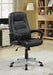 Dione Upholstered Adjustable Home Office Desk Chair Black - Walo Furniture 