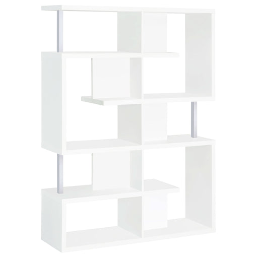 Hoover 63-inch 5-shelf Bookshelf White - Walo Furniture 