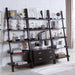 Colella 3-piece Storage Ladder Bookshelf Set Cappuccino - Walo Furniture 