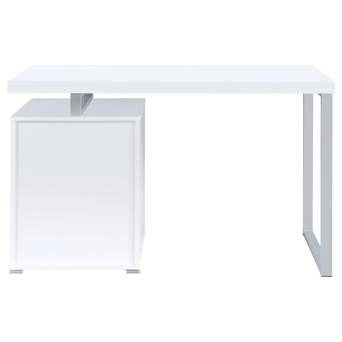 Brennan 47-inch 3-drawer Office Computer Desk White - Walo Furniture 