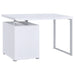 Brennan 47-inch 3-drawer Office Computer Desk White - Walo Furniture 