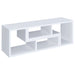 Velma Multipurpose TV Stand and Bookshelf White - Walo Furniture 