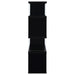 Emelle 63-inch 4-shelf Glass Panel Bookshelf Black - Walo Furniture 