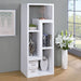 Velma Multipurpose TV Stand and Bookshelf White - Walo Furniture 