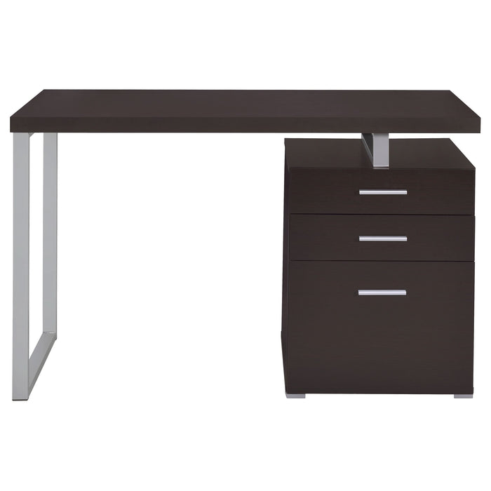 Brennan 47-inch 3-drawer Office Computer Desk Cappuccino - Walo Furniture 