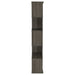 Joey 71-inch 5-shelf Bookshelf Weathered Grey - Walo Furniture 