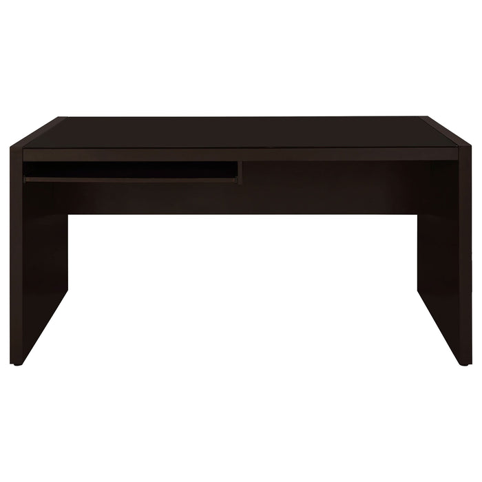 Skeena 60-inch Computer Desk with Keyboard Drawer Cappuccino - Walo Furniture 