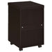 Skeena 3-drawer Mobile Office Storage Cabinet Cappuccino - Walo Furniture 