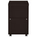 Skeena 3-drawer Mobile Office Storage Cabinet Cappuccino - Walo Furniture 