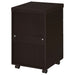 Skeena 3-drawer Mobile Office Storage Cabinet Cappuccino - Walo Furniture 