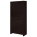 Skylar 71-inch 5-shelf Bookcase with Drawer Cappuccino - Walo Furniture 