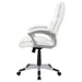 Kaffir Upholstered Adjustable Home Office Desk Chair White - Walo Furniture 