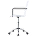 Amaturo Acrylic Adjustable Home Office Desk Chair Clear - Walo Furniture 