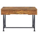 Analiese 47-inch 3-drawer Writing Desk Rustic Nutmeg - Walo Furniture 