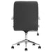 Ximena Upholstered Adjustable Mid Back Office Chair Black - Walo Furniture 