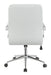 Ximena Upholstered Adjustable Mid Back Office Chair White - Walo Furniture 