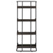 Ember 68-inch 4-shelf Bookshelf Dark Oak and Black - Walo Furniture 