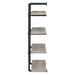 Elmcrest 24-inch 4-shelf Wall Bookshelf Grey Driftwood - Walo Furniture 