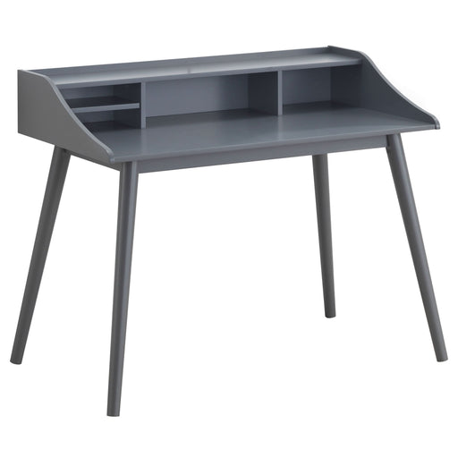 Percy 45-inch 4-compartment Writing Desk Grey - Walo Furniture 