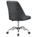 Althea Upholstered Adjustable Home Office Desk Chair Grey - Walo Furniture 