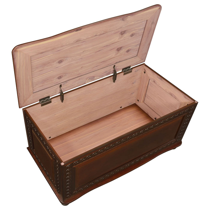 Finlay Cedar Chest Dark Tobacco - Walo Furniture 