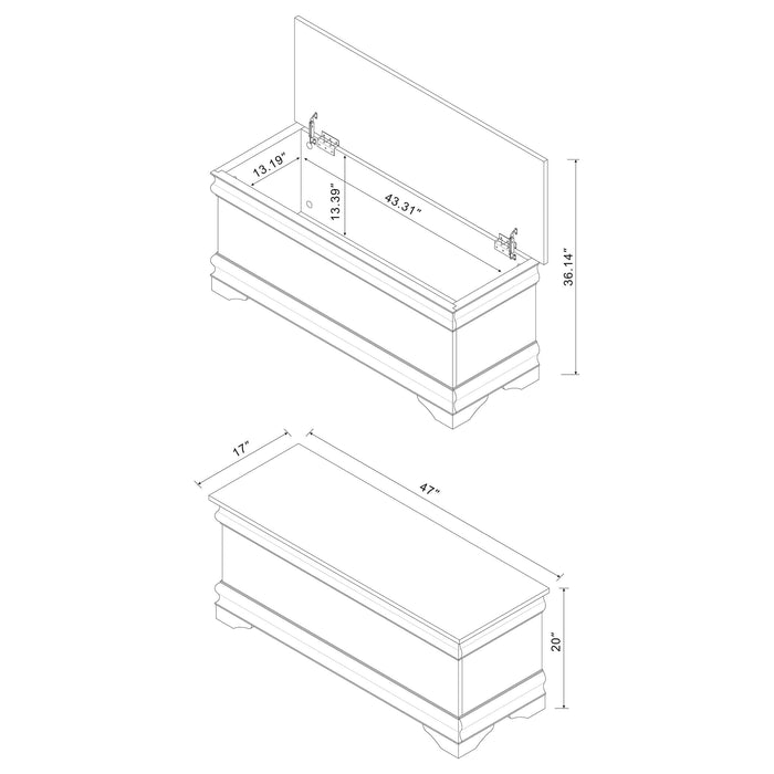 Pablo Cedar Chest Warm Brown - Walo Furniture 