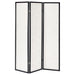 Felice 3-Panel Room Divider Folding Screen French Script - Walo Furniture 