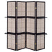 Iggy 4-Panel Room Divider Folding Shoji Screen Cappuccino - Walo Furniture 