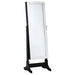 Cortez Cheval Mirror with Jewelry Storage Black - Walo Furniture 