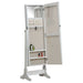 Zayas Cheval Mirror with Jewelry Storage White - Walo Furniture 