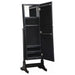 Cortez Cheval Mirror with Jewelry Storage Black - Walo Furniture 