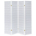 Roberto 4-Panel Room Divider Folding Shoji Screen White - Walo Furniture 