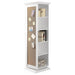 Robinsons Swivel Accent Cabinet with Cork Board White - Walo Furniture 