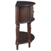 Brenda 2-door Demilune Wood Entryway Console Table Brown - Walo Furniture 