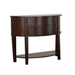 Diane 2-drawer Demilune Entryway Console Table Cappuccino - Walo Furniture 