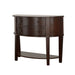 Diane 2-drawer Demilune Entryway Console Table Cappuccino - Walo Furniture 