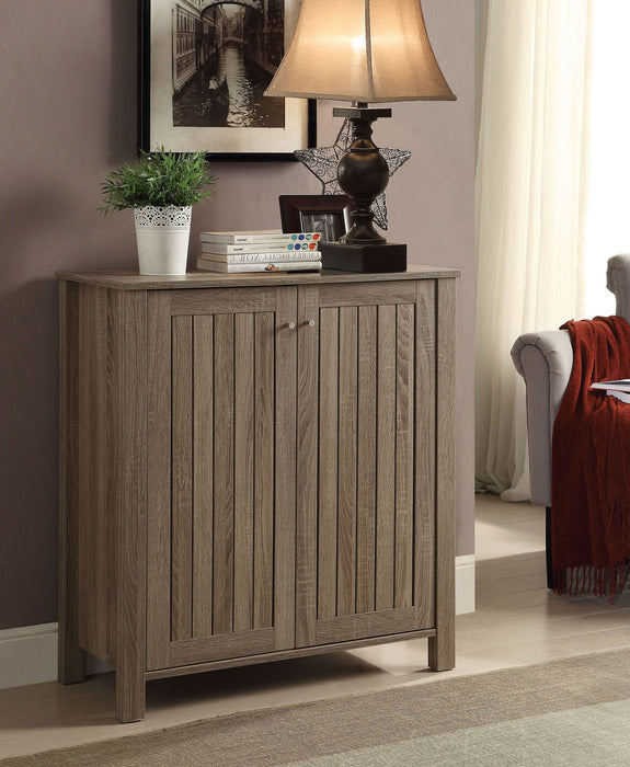 Marisa 4-shelf Engineered Wood Shoe Cabinet Dark Taupe - Walo Furniture 