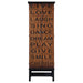 Lovegood 2-door Wood Tall Storage Cabinet Black and Brown - Walo Furniture 