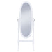 Foyet Wood Adjustable Full Length Cheval Mirror White - Walo Furniture 