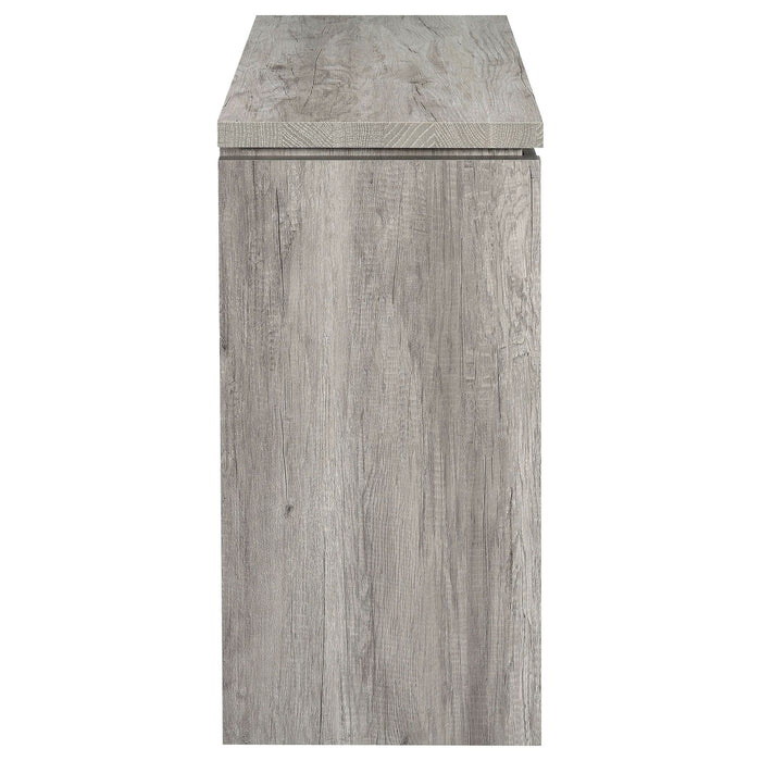 Enoch 2-door Engineered Wood Accent Cabinet Grey Driftwood - Walo Furniture 