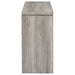 Enoch 2-door Engineered Wood Accent Cabinet Grey Driftwood - Walo Furniture 