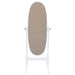 Foyet Wood Adjustable Full Length Cheval Mirror White - Walo Furniture 