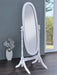 Foyet Wood Adjustable Full Length Cheval Mirror White - Walo Furniture 